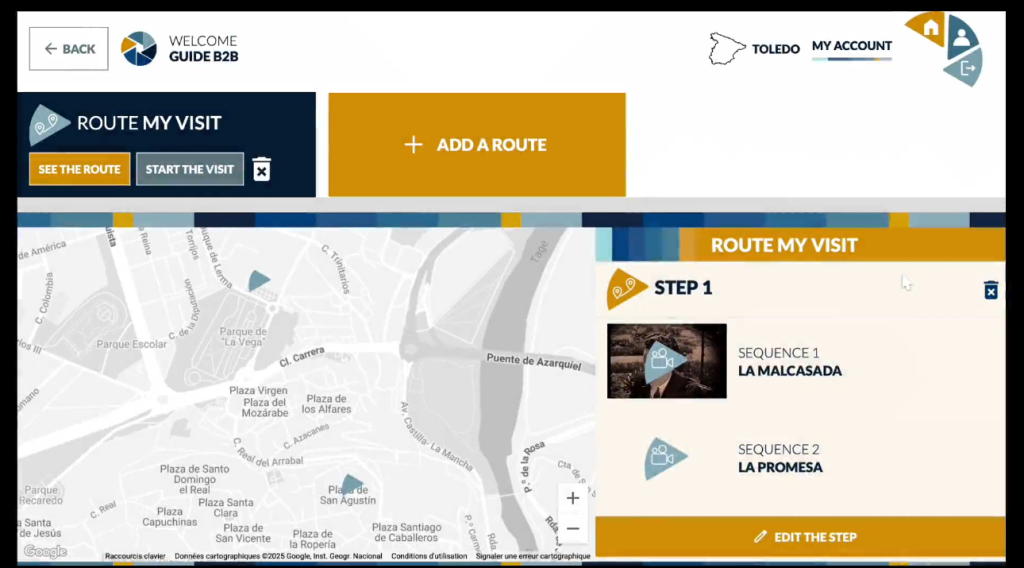 Tecnología Lorens Toolkit para rutas de turismo de pantalla